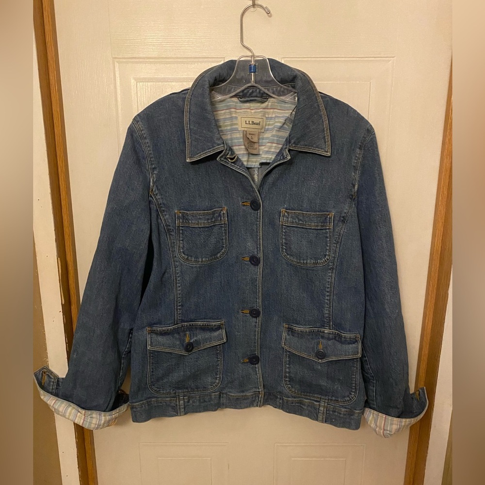 L.L. Bean Women’s Denim Chore/Barn  Coat
